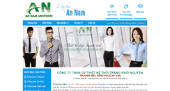 Desktop Screenshot of dongphucannam.com